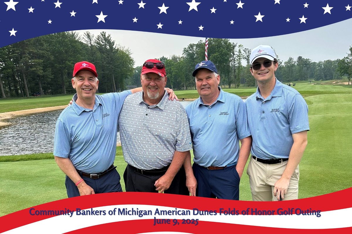 Thank you to our many bankers, associate partners, sponsors, and guests for the overwhelming support for Folds of Honor at our American Dunes Golf Outing on June 9th! We had a record turnout with 124 golfers!