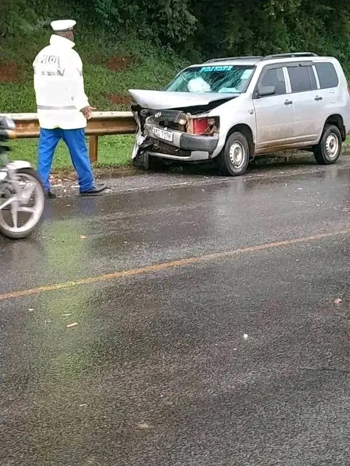 Two People Injured After a Road Accident along Kericho-Kapsoit  Road ,Next to SBI INTERNATIONAL.