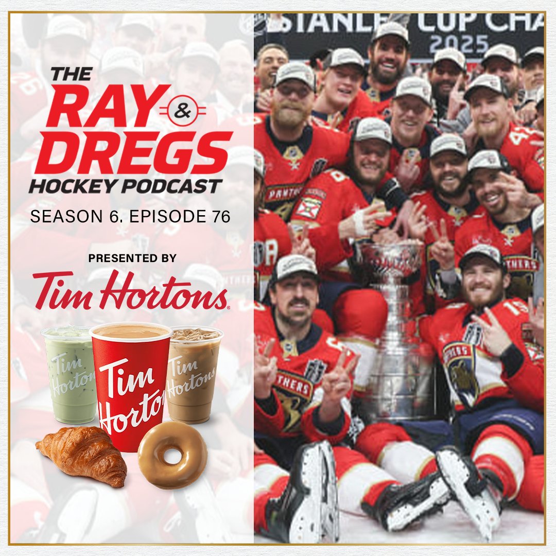 The Ray & Dregs Hockey Podcast (@rayanddregs) on Twitter photo 🚨Cats go Back-to-Back!🚨
Florida’s structure, depth, and culture win out again. McDavid and Draisaitl couldn’t do it alone. Unpacking the Final, and the future, for both franchises. #LetsGoOilers #TimeToHunt
<a href="/rayferraro21/">Ray Ferraro</a> <a href="/DarrenDreger/">Darren Dreger</a> discuss in Headlines!
New episode audio 🚨Cats go Back-to-Back!🚨
Florida’s structure, depth, and culture win out again. McDavid and Draisaitl couldn’t do it alone. Unpacking the Final, and the future, for both franchises. #LetsGoOilers #TimeToHunt
<a href="/rayferraro21/">Ray Ferraro</a> <a href="/DarrenDreger/">Darren Dreger</a> discuss in Headlines!
New episode audio
