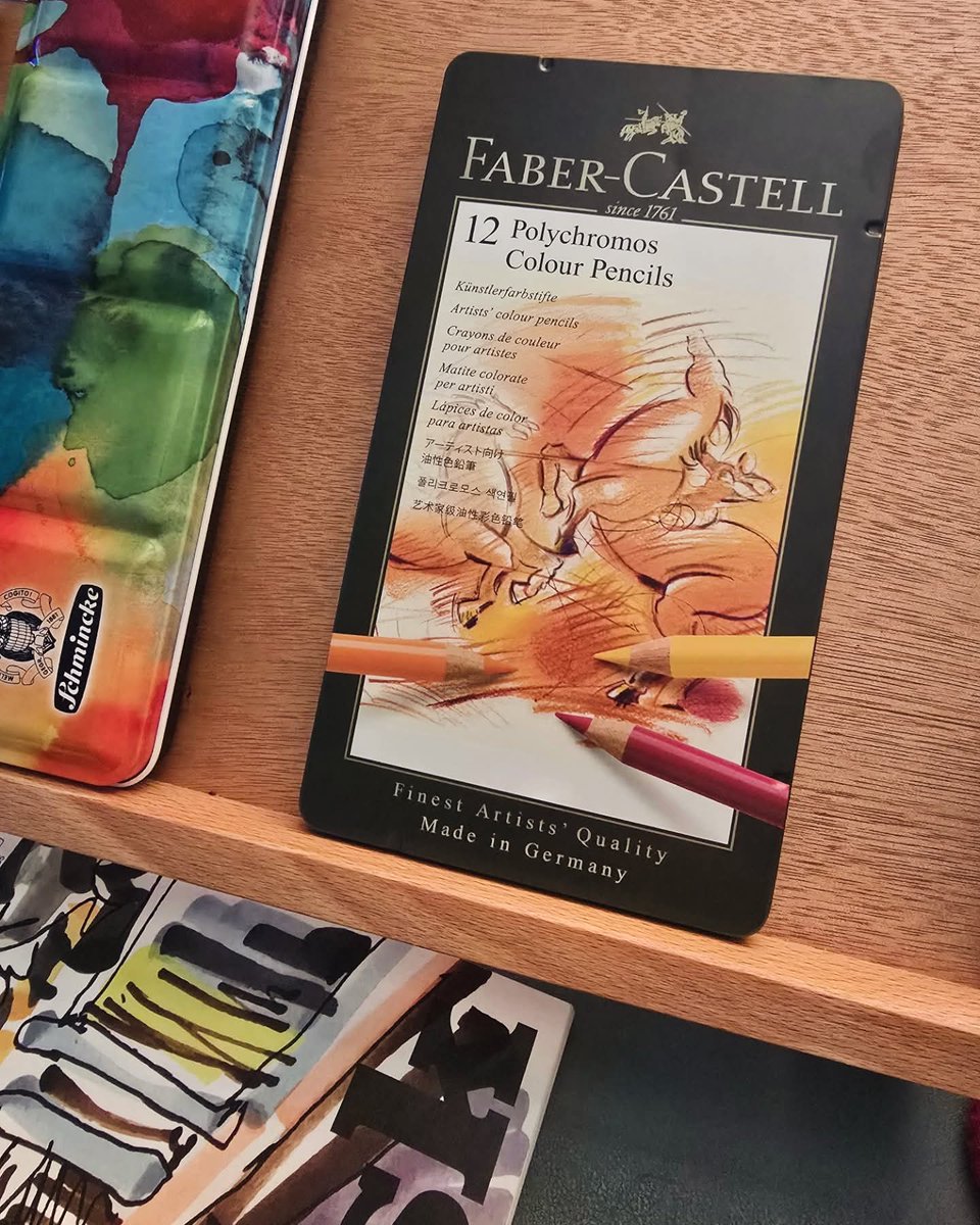 Some new fancy pencils to play with ...  #polychromos <a href="/FaberCastell/">Faber-Castell</a>