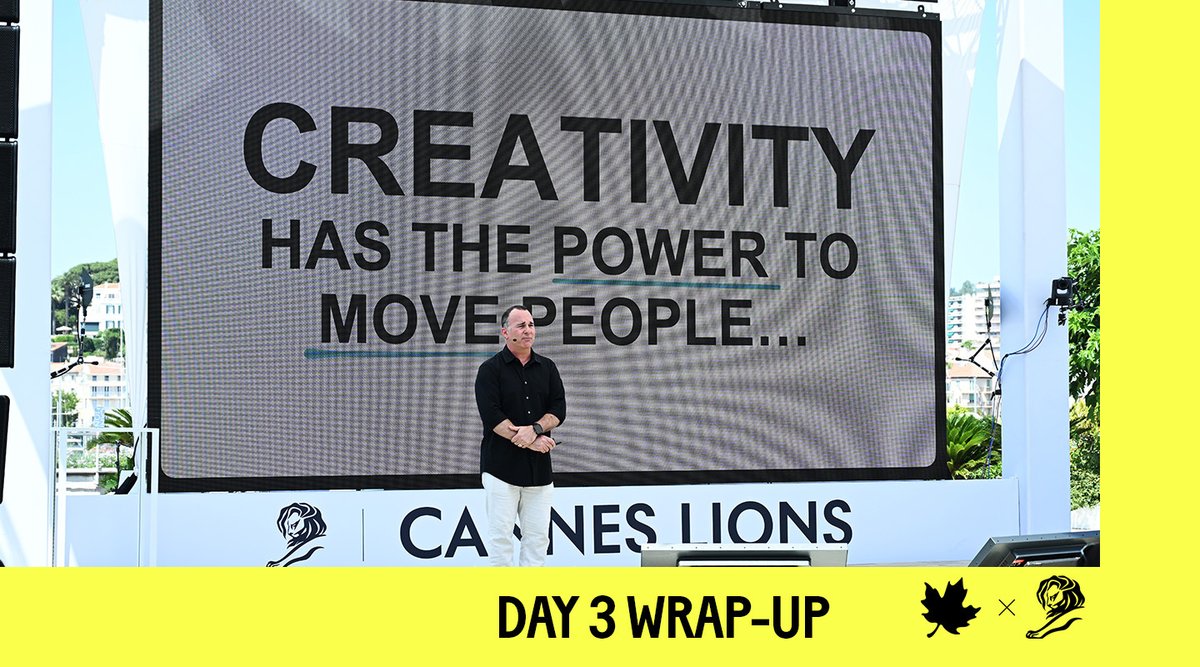 Day 3 @Cannes_lions 2025: purpose, passion &amp; proof creativity still moves people – &amp; the world
🎤Jimmy Fallon &amp; Bozoma Saint John bring back respect to industry
📢Brand purpose – what it looks like when it’s real 
🦁Young Lions present
👉 globemediagroup.ca/cannes-lions-2…
 #YoungLions2025