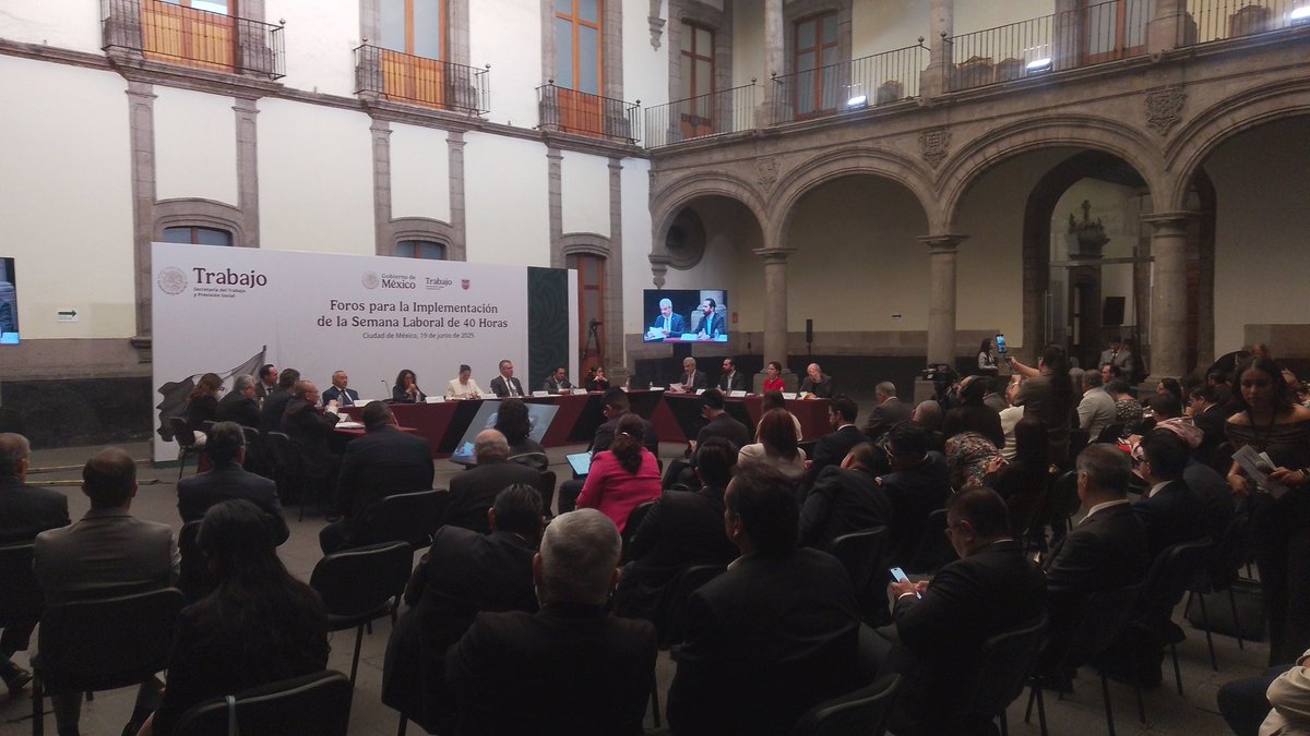 Inician en México foros para la Implementación de la Semana Laboral de 40 horas. Nuestro país tiene el mayor registro de horas de trabajo en su población económicamente activa de la #OCDE
