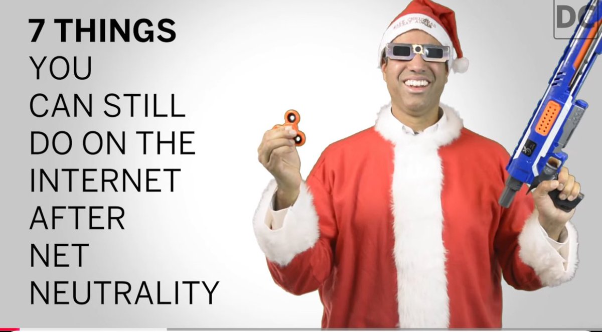 When I did this vid with <a href="/AjitPai/">Ajit Pai</a> for <a href="/DailyCaller/">Daily Caller</a> we got dragged so hard. Turns out all the net neutrality hubbub was for nothing 😭