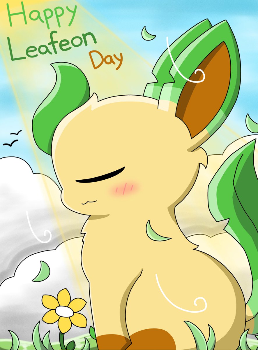 Caroltheduck's tweet image. 🌱☀️
#LeafeonDay