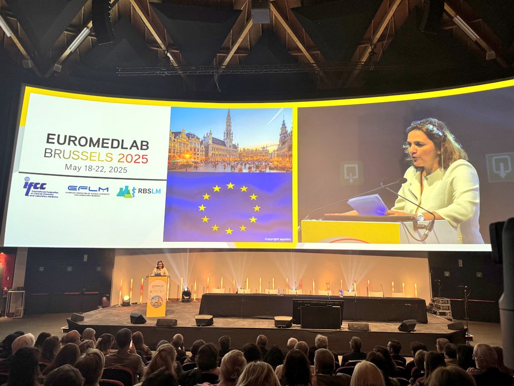 📌 Nuestra estudiante Magdalena Sepúlveda, participó en el 26° IFCC-EFLM EUROMEDLAB, Congress of Clinical Chemistry and Laboratory Medicine + 49th Annual Meeting of the Royal Belgian Society of Laboratory Medicine, en #Belgica 📍

+ info 🔗 facebook.com/share/p/193PAt…

@cssaludutalca