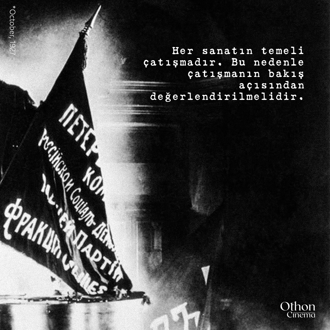 “Her sanatın temeli çatışmadır.”

Sinema tarihinin mihenk taşlarından Sergei Eisenstein’ın sinema ve montaj teorisi üzerine en önemli metinlerinden biri Türkçe çevirisiyle şimdi Othon'da!