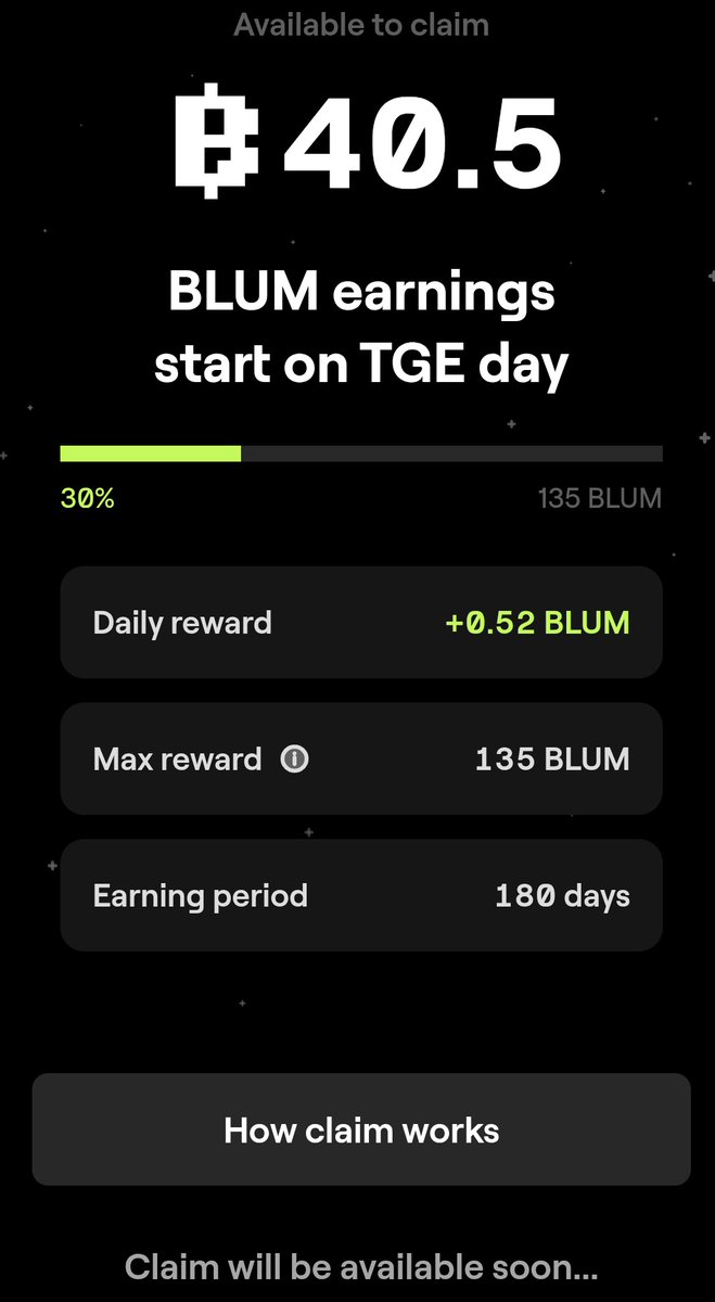 SPXSAMINFT's tweet image. $BLUM
Airdrop Checker is now Live on the
Blum Mini App
Have you see yours? π
$BLUM
389 days of registration, 1.188 million points, and 3010 meme pads to get 40 coins in the listing is bullshit
π€£π€£π€£π€£π€£π€‘π€‘π€‘π€‘
#BLUMSCAM
π¨π¨π¨