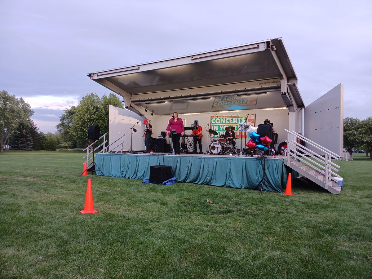Don't miss out on the fun at tonight's Concert in your Park at Harris Fawell Park. The band goes on at 7:00 pm!