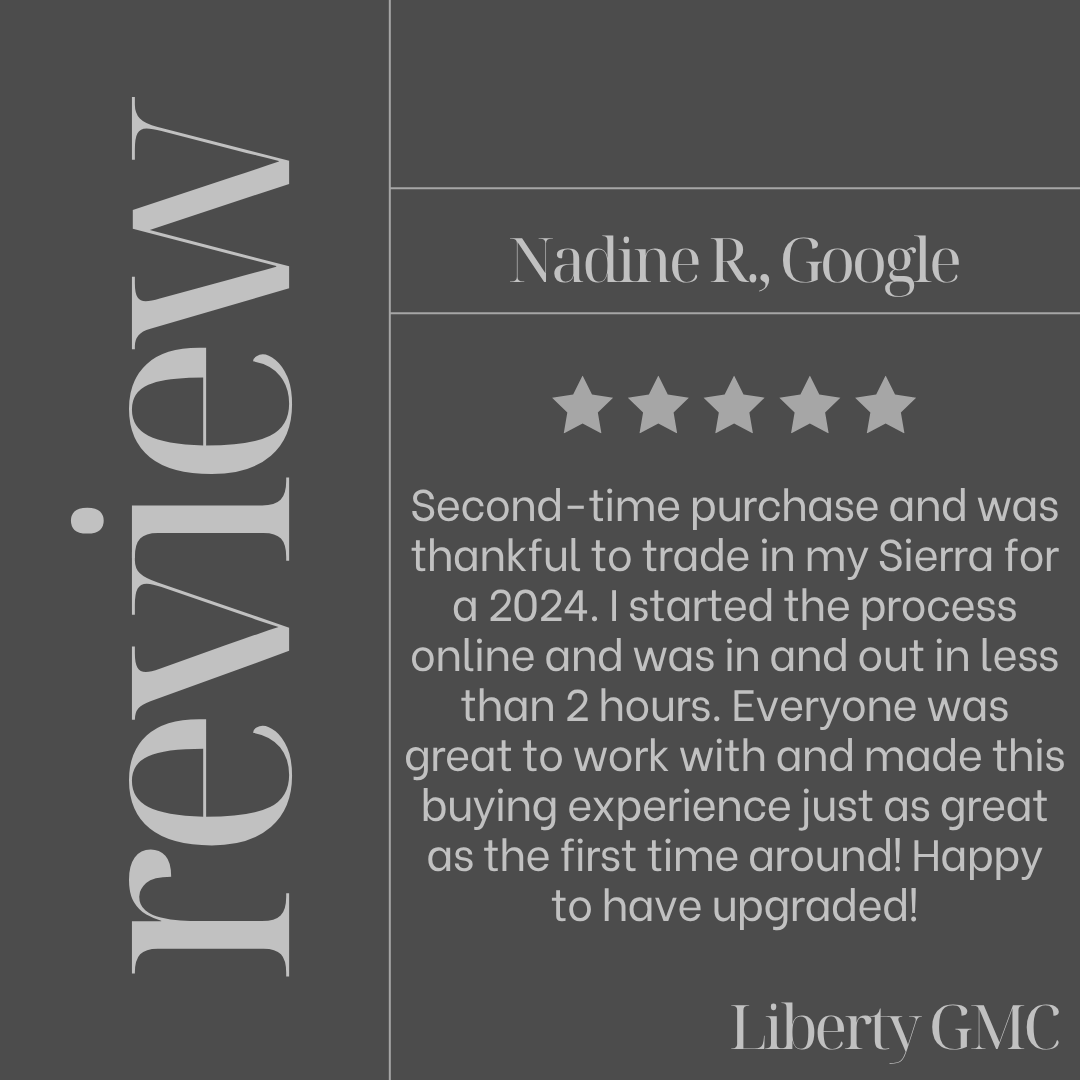 Nadine, thank you for trusting us with your second purchase! We’re thrilled to hear that your experience was just as great as the first. It’s wonderful that you were able to upgrade to a 2024 model so smoothly, and we’re happy the process was quick and easy for you.
