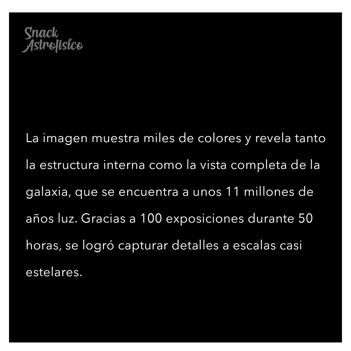 AstrofisicosA's tweet photo. 📷📷La NASA no lo hizo: astrónomos chilenos logran imagen sin precedentes de galaxia vecina
#NASA #VLT #astronomy #ScienceBehindMantras https://t.co/BrGvynTdjb