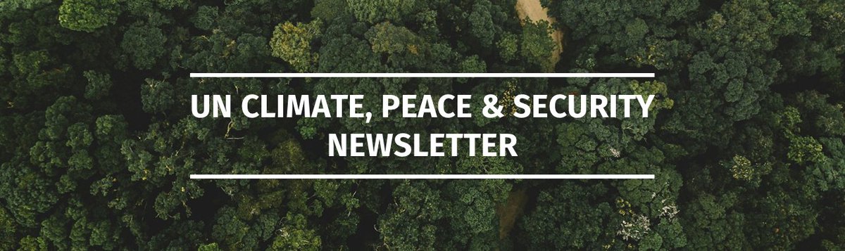 The UN #ClimatePeaceSecurity Newsletter, curated by the #ClimateSecurityMechanism (CSM), shares relevant information and updates on CPS from around the world. In 2025, the CSM is relaunching it in a new format. Check out the 2nd issue here and sign up:
g1kkv.r.ag.d.sendibm3.com/mk/mr/sh/SMJz0…