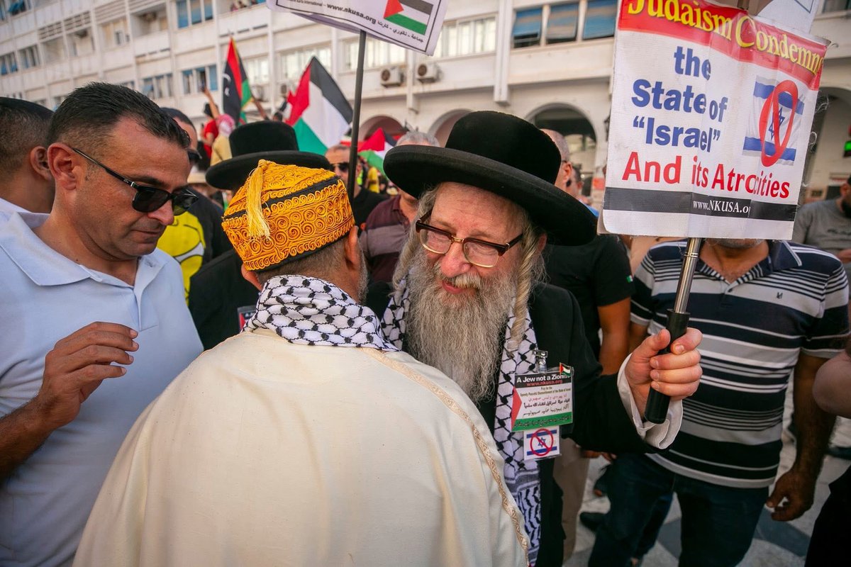 أتدرون ما هو التجسيد الحرفي لتعريف اليهودي الوظيفي الذي طرحه د. عبد الوهاب المسيري؟ ان ترفض #مصر منح #قافلة_الصمود التصريحات اللازمة للوصول لرفح وتعتقل النشطاء وتنكل بهم، وفي المقابل تقوم منظمة #يهود_ضد_الصهيونية بالمشاركة في موكب الترحيب بعودة القافلة إلى #تونس. النظام المصري