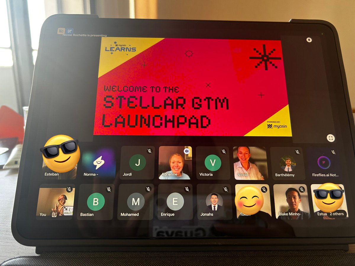 EsteFi | LATAM/ACC (@nftmami) on Twitter photo . <a href="/myosin_xyz/">Myosin.xyz (γ½οΈ, π)</a> Learns first iteration kicked off today and tbh it was great.
I know how much effort has gone into creating this, great job <a href="/adrienne_adz/">Adz</a> and <a href="/0xSiddhearta/">greg | siddhearta</a> for building out such an awesome platform for the <a href="/StellarOrg/">Stellar</a> ecosystem to embrace and implement to their . <a href="/myosin_xyz/">Myosin.xyz (γ½οΈ, π)</a> Learns first iteration kicked off today and tbh it was great.
I know how much effort has gone into creating this, great job <a href="/adrienne_adz/">Adz</a> and <a href="/0xSiddhearta/">greg | siddhearta</a> for building out such an awesome platform for the <a href="/StellarOrg/">Stellar</a> ecosystem to embrace and implement to their