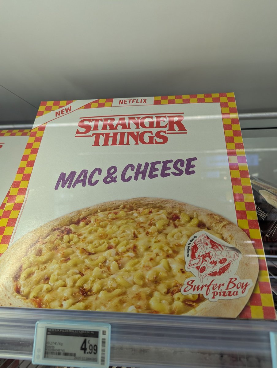 Je suis tellement client de ce genre de connerie 🤣 Comme pour les pizzas Mario a l époque 😅 #StrangerThings
