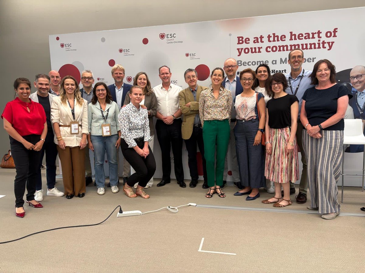 ESC Board Cardio oncology meeting today. Shaping the future of Cardio-Oncology. The conference starts tomorrow. Do join us !