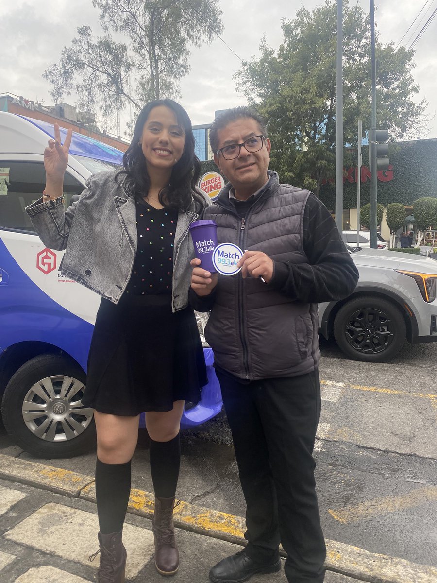 Tengo que salir de la oficina y a quien me encuentro en las calles <a href="/MatchMxFM/">MATCH FM</a> viejos tiempo en la #Radio