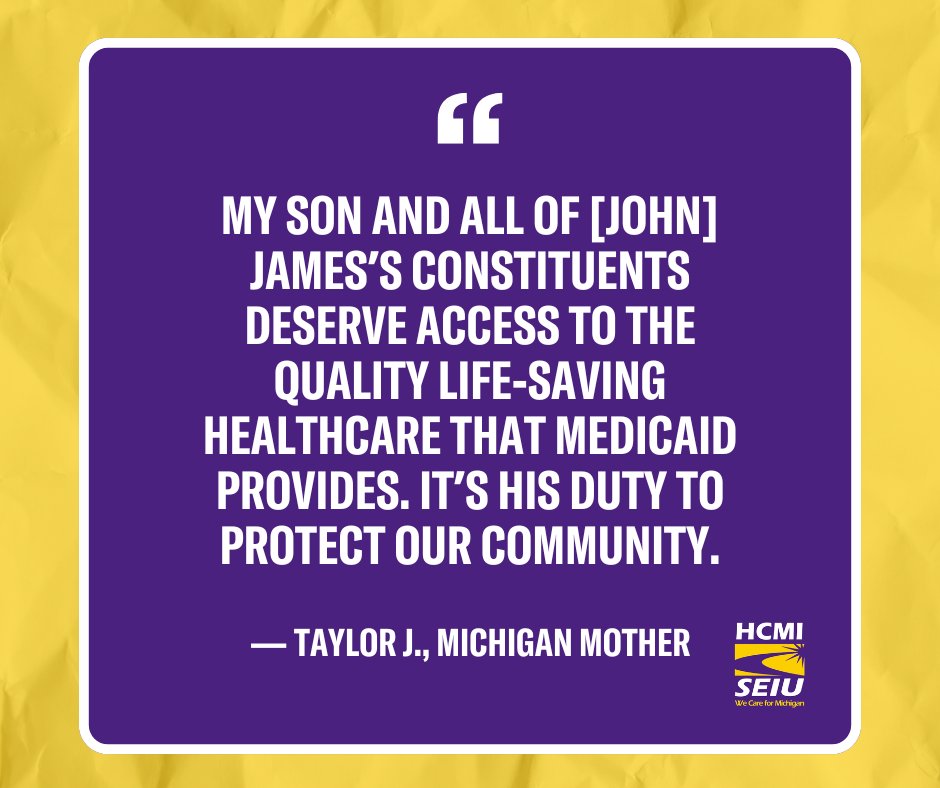 Parents like Taylor are fighting for their children and ALL Michiganders by telling our leaders: #HandsOffMedicaid. Read more about her story: gandernewsroom.com/opinion/john-j…