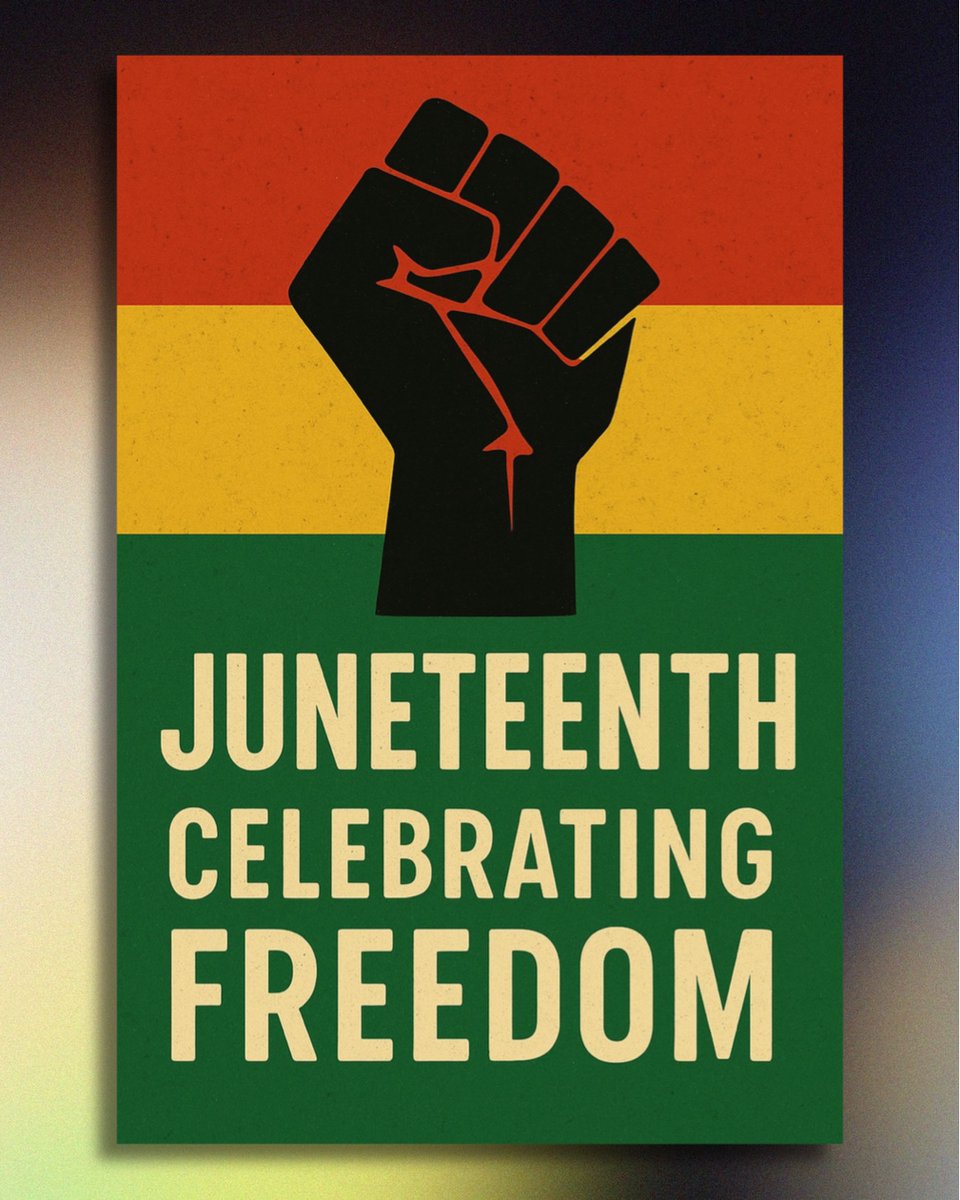 Celebrating Juneteenth and the enduring power of freedom, resilience, and unity. Today, we honor the progress made and continue working towards a future where equality thrives.
