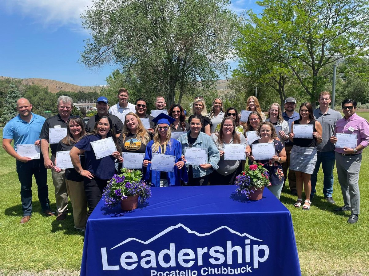 Big congrats to our very own Debbie on graduating from Leadership Pocatello-Chubbuck! We're proud to support community-focused programs that grow strong leaders. Way to represent us well! 👏 #LeadershipPocatelloChubbuck #Chubbuck #Pocatello