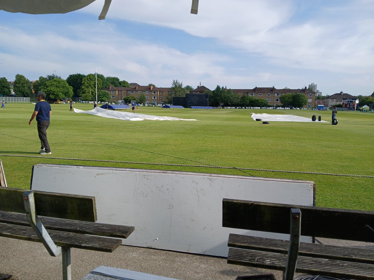 Another brilliant day of Cricket in Glasgow.  Final day tomorrow with <a href="/CricketScotland/">Cricket Scotland</a> take on <a href="/NepalCricket/">Cricket Nepal</a>.

Great crew to work with, been a lot of fun.