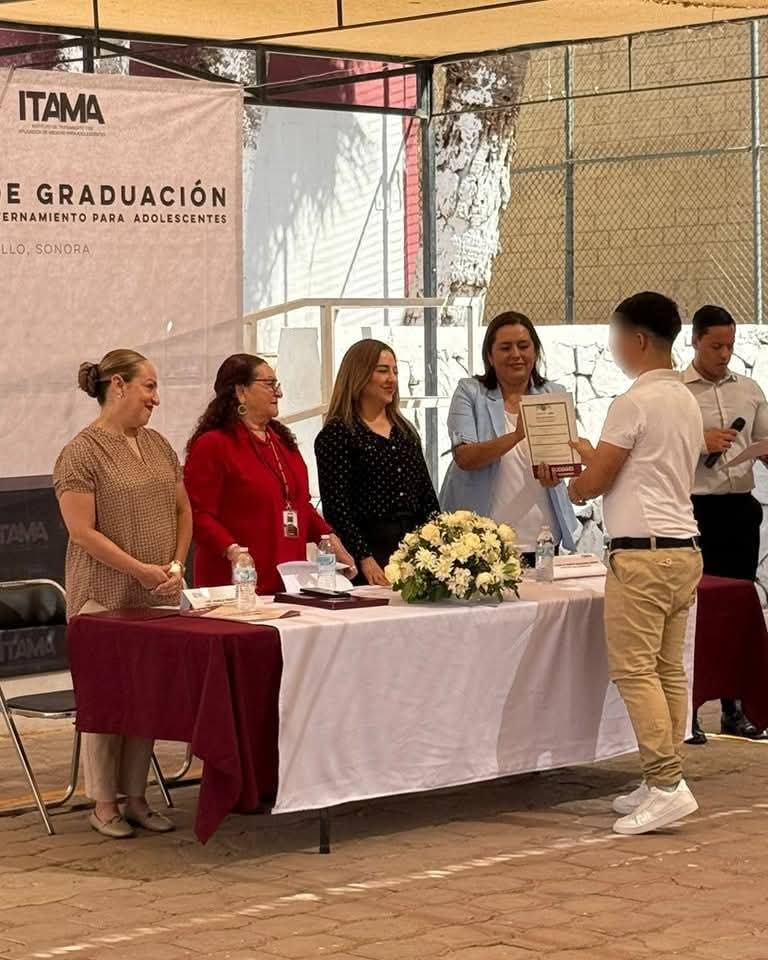 Apoya Gobierno de Sonora reinserción educativa de jóvenes ITAMA
Un grupo de 29 jóvenes del ITAMA   “Hermosillo I”, culminaron satisfactoriamente su formación escolar en modalidad abierta con apoyo del ISEA.

Nota: facebook.com/share/p/1CF5dn…