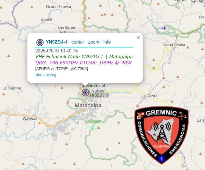 En pocos años hemos logrado tener la red de  nodos echolink nunca antes visto en Nicaragua hoy se une este nuevo nodo ubicado en matagalpa.<a href="/GREMPanama/">GREMPA / HP1GRE</a> <a href="/GREMHonduras/">GREMHR</a> <a href="/GREMElSalvador/">GREMSAL / YS1GRE</a> <a href="/GREMHonduras/">GREMHR</a>