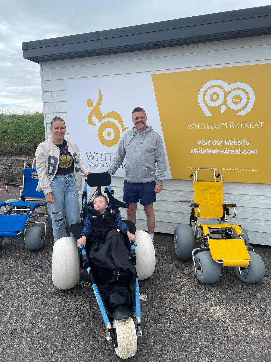 More happy beach goers. The hippocampe chair is proving very popular. Please tell your family and friends that our chairs are free to use for anyone in our community. Let’s enjoy the beach together. 🙏🏼 ♿️ ☀️ #whiteleysbeachwheelchairs #beachlife #AccessibilityMatters