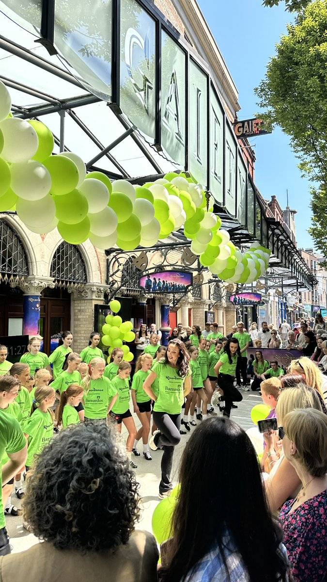 Riverdance (@riverdance) on Twitter photo Riverdance Danceathon today proudly supporting <a href="/Barnardos_IRL/">Barnardos Ireland</a>. Over 600 kids are performing throughout the day until 10pm outside the <a href="/gaiety_theatre/">The Gaiety Theatre</a>. 💚
#riverdance #barnardos #dublin #danceathon Riverdance Danceathon today proudly supporting <a href="/Barnardos_IRL/">Barnardos Ireland</a>. Over 600 kids are performing throughout the day until 10pm outside the <a href="/gaiety_theatre/">The Gaiety Theatre</a>. 💚
#riverdance #barnardos #dublin #danceathon