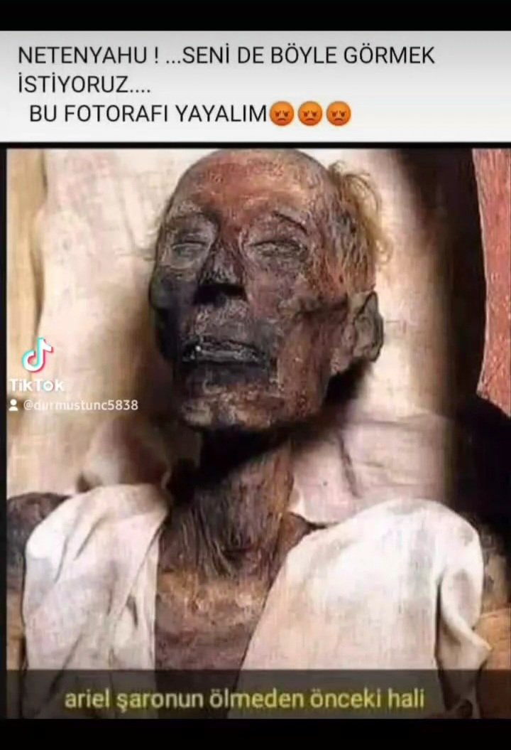 Sıranı bekle netanyahu sende bundan beter olacaksın inşallah