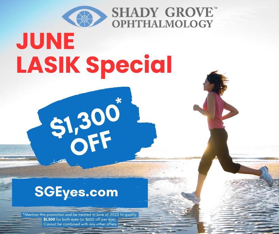 See Life Without Limits!
LASIK with Dr. Anthony Roberts at Shady Grove Ophthalmology
Restore your vision with cutting-edge technology!
🗓️Schedule a consultation today! ➡️ SGeyes.com
⚲ In Rockville, Maryland.
#LASIK #DrAnthonyRoberts #ShadyGroveOphthalmology