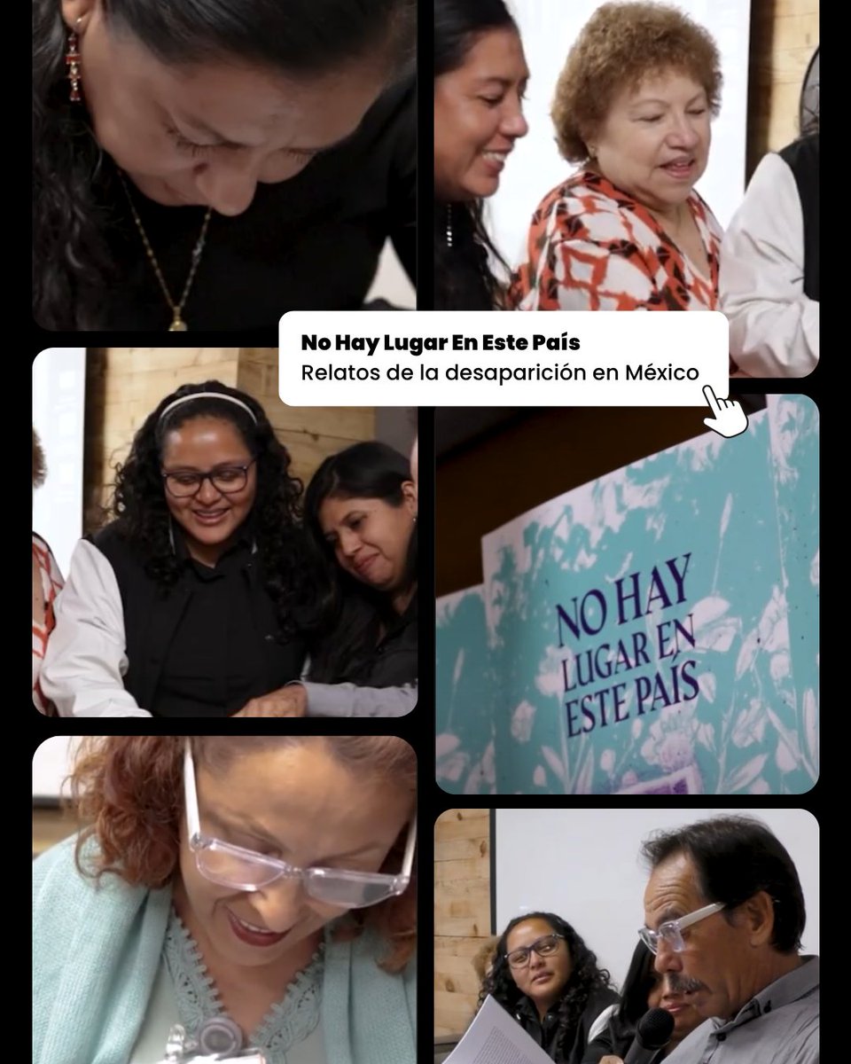 Edith, Erika, Guadalupe, Laura, Tania y José encontraron en la literatura una forma de resistencia. En 'No hay lugar en este país' mantienen viva la memoria y la lucha por encontrar a sus familiares. Conóceles en este video: f.mtr.cool/xlhwvujtto
#HastaEncontrarles 🌹