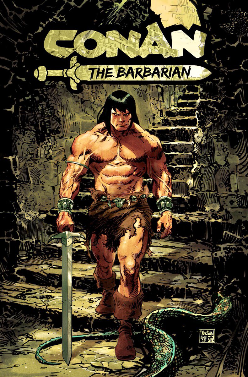 New #Conan Cover Process! <a href="/ComicsTitan/">Titan Comics</a> <a href="/HeroicSignature/">Heroic Signatures</a> pencil/ink-wash/photoshop
