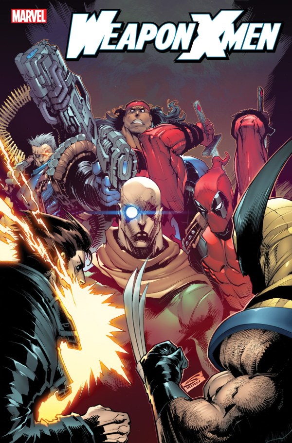 SandovalBox's tweet photo. Weapon Xmen #2, my variant cover, I think the amazing color is from my good fella Erick Arciniega.

#weaponxmen #wolverine #deadpool #weaponx #xmen #marvelcomics https://t.co/0vQTImtepS