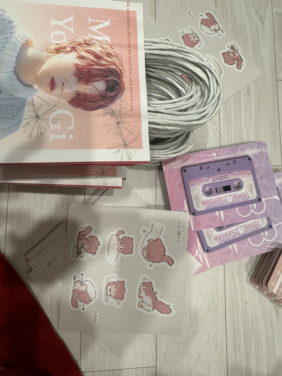 Gift wrapping in progress...