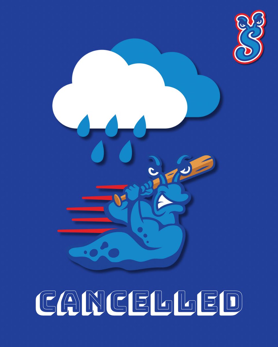 [6/19] Tonight’s game vs. the Grand Lake Mariners has been cancelled!

#GoSluggers