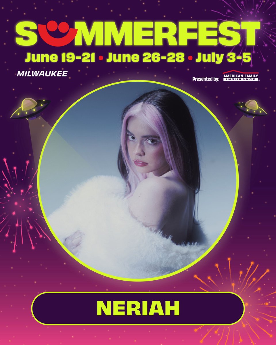 ThisIsNeriah's tweet image. see you at summerfest June 26th 🩷