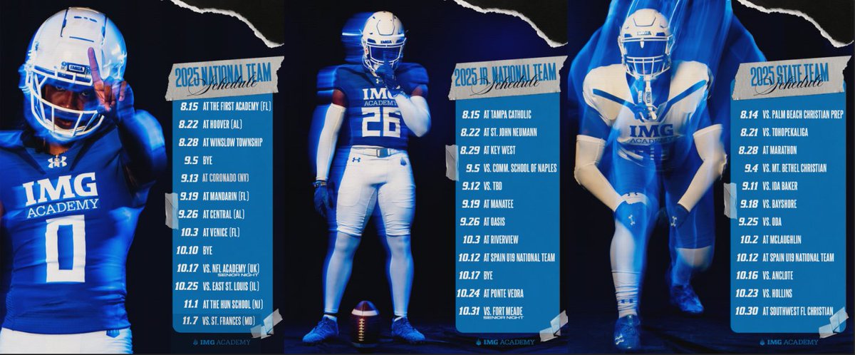 Fall 2025 Schedule! Go Ascenders 🔵⚪️