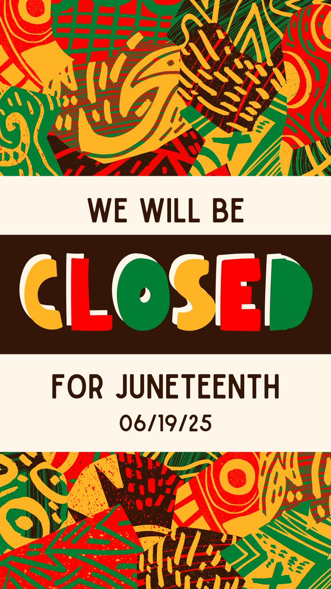 We’re taking a pause to honor Juneteenth. The museum will be closed in observance of the holiday.
We hope you all have a great day and we will see you again tomorrow, June 20th!
