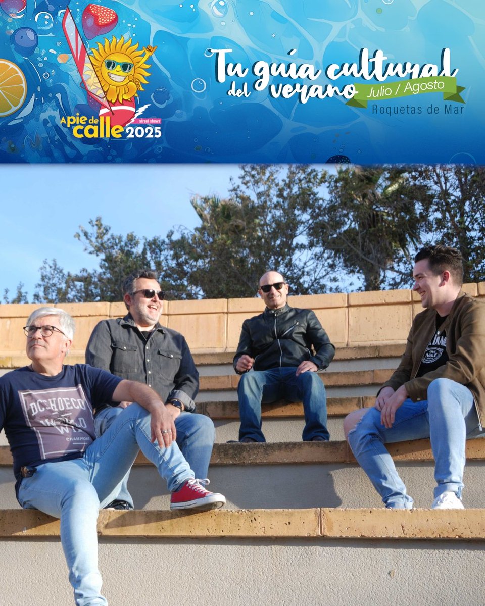 CamaleonesRock's tweet image. Bueno, ya podemos ir dando la noticia 😎

Volvemos al A pie de calle del Ayuntamiento de Roquetas de Mar. Será el 3 de julio a las 22:00 horas en el Anfiteatro (junto al Castillo de Santa Ana). 

Como siempre, es un placer para nosotros tocar en casa 🫶

¡Os esperamos!

🎸🦎🤘