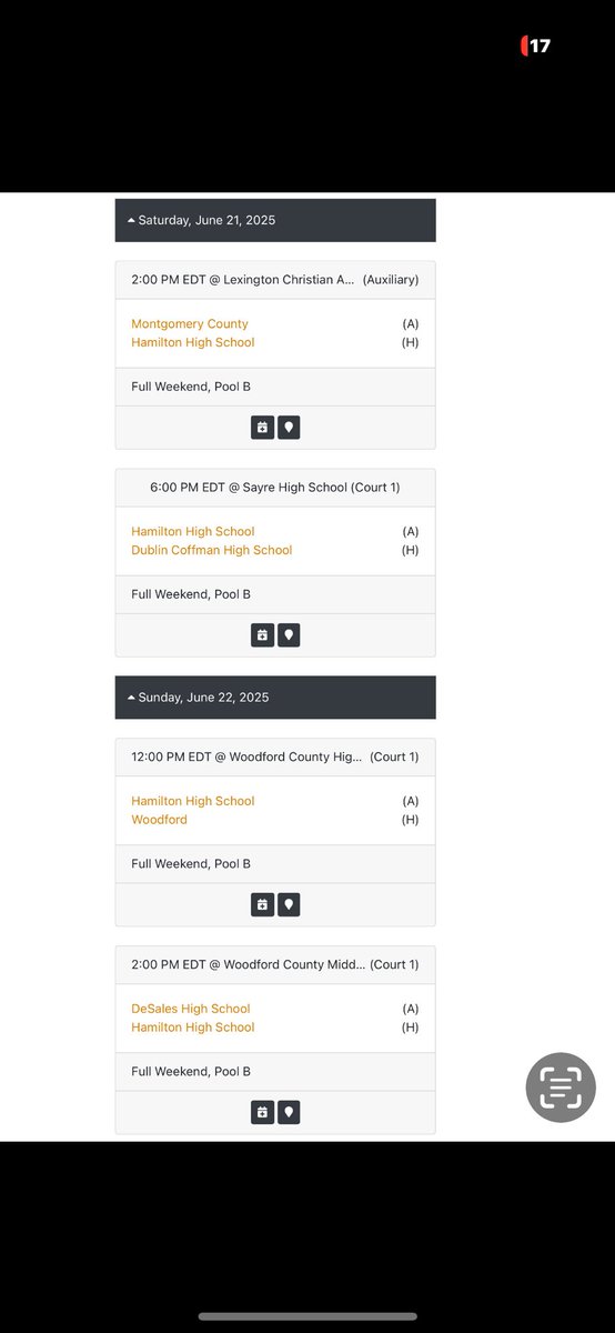 Coaches here is my KABC schedule.