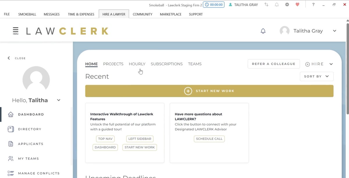 We've partnered with Lawclerk.Legal to connect you with on-demand legal talent—or freelance projects—directly from your practice management software! 🤝

Whether you need to hire or are the hire, this one’s for you ➡️ bit.ly/LawclerkIntegr…