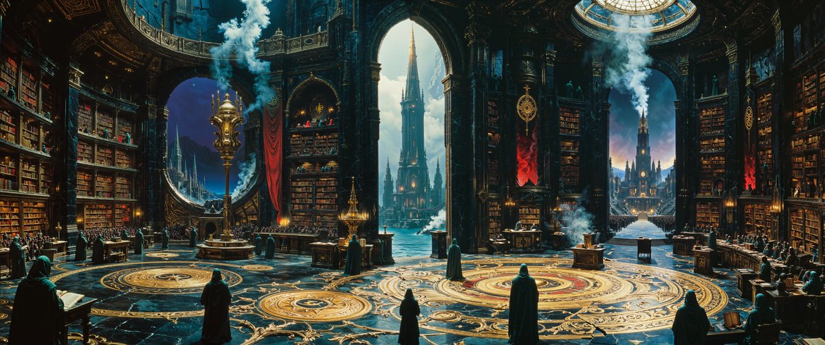 null_hax's tweet image. Library of Thoth