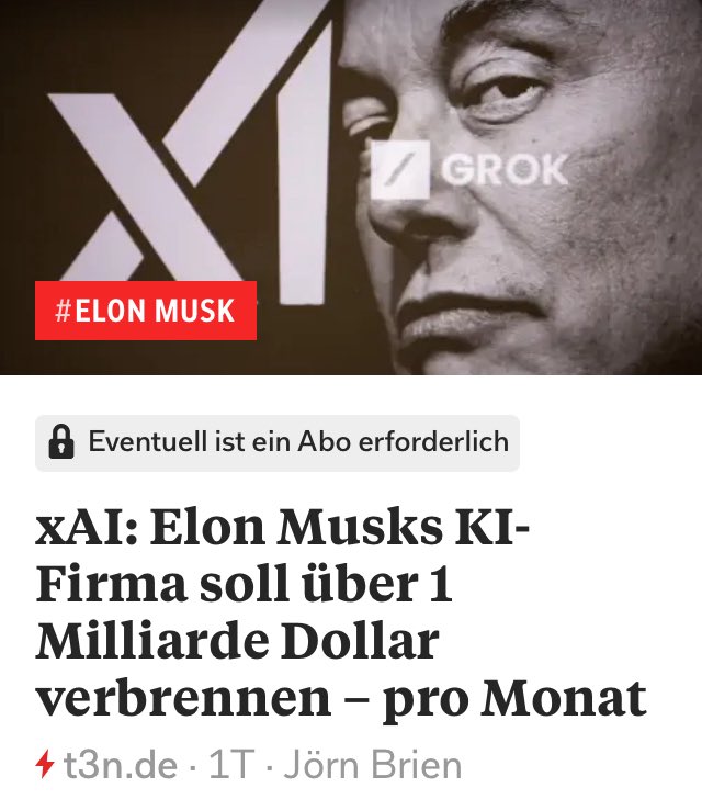 Der Markt regelt 🫢
#xai
