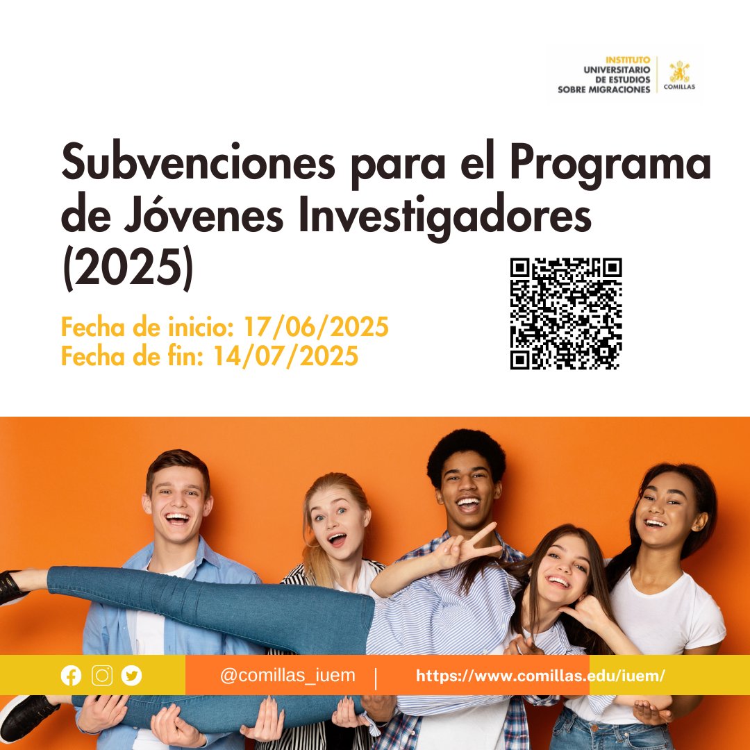 🚀✨ ¡Atención jóvenes investigadores! 🎓💼
Conoce las subvenciones del "Programa de Jóvenes Investigadores" para menores de 30 años. 🌍💡 
Seguridad Social.📊💼 Todos los detalles aquí: sede.comunidad.madrid/ayudas-becas-s…