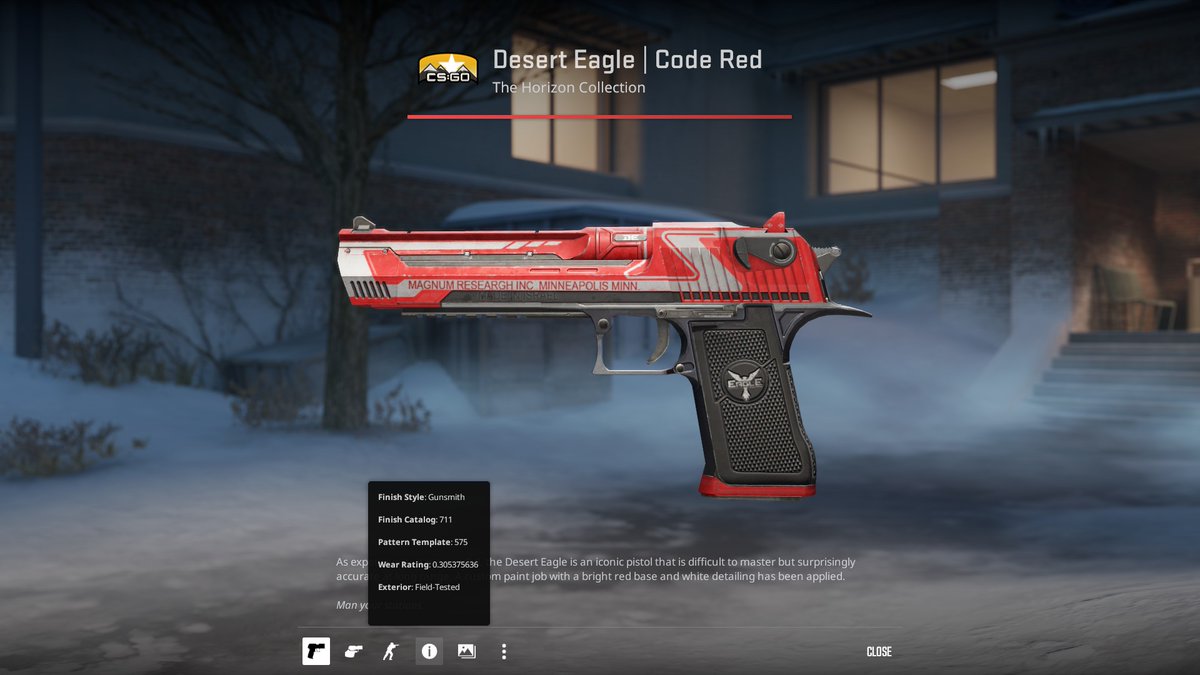 🎁 Desert Eagle | Code Red FT (28$)

✅ Follow Me &amp; <a href="/FairnessGG/">Fairness</a> 
✅ Retweet
✅ Tag A Friend

⏰ Rolling In 7 Days!