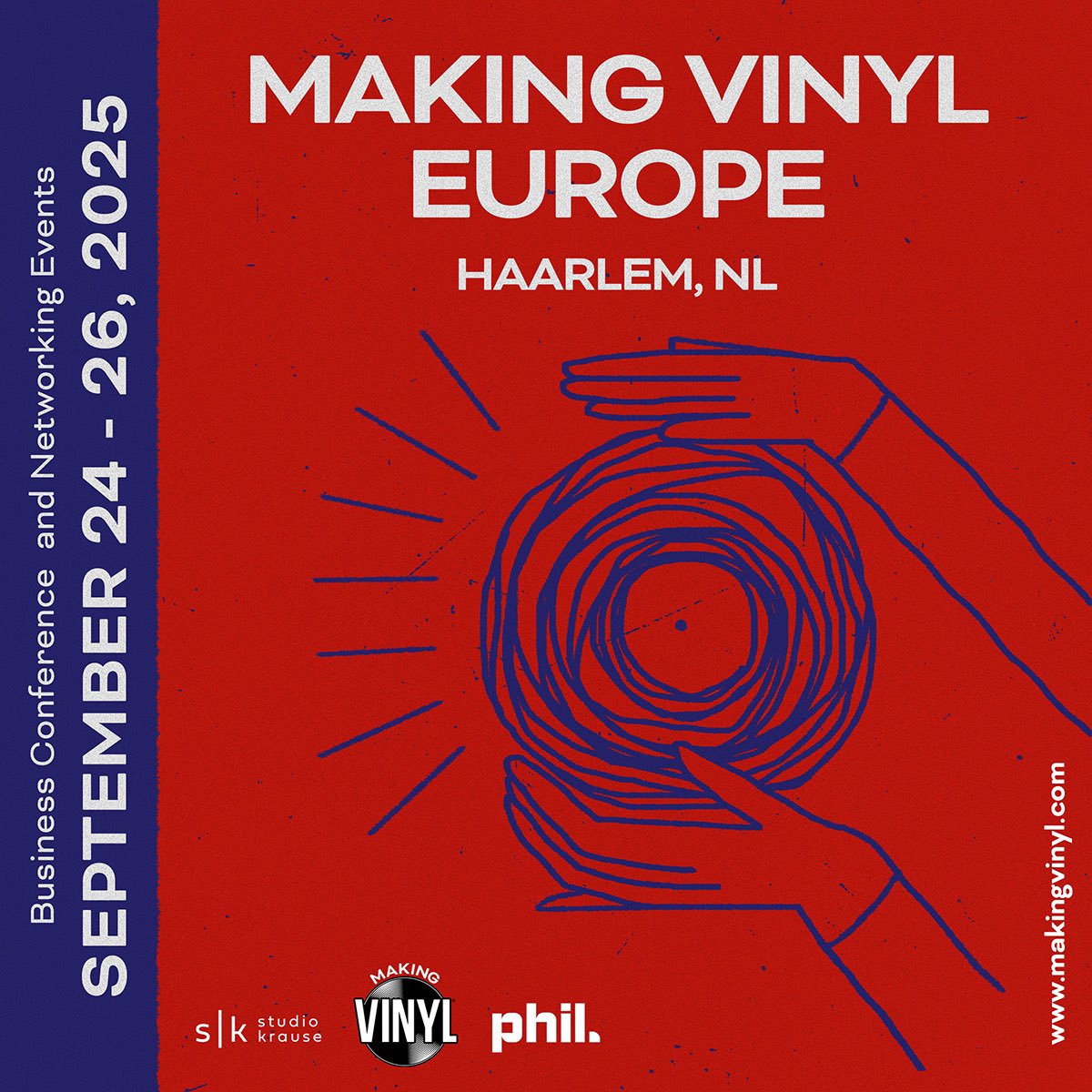 Lock in the early bird rate for Making Vinyl Europe now through June 30th: makingvinyl.com/making-vinyl-e…