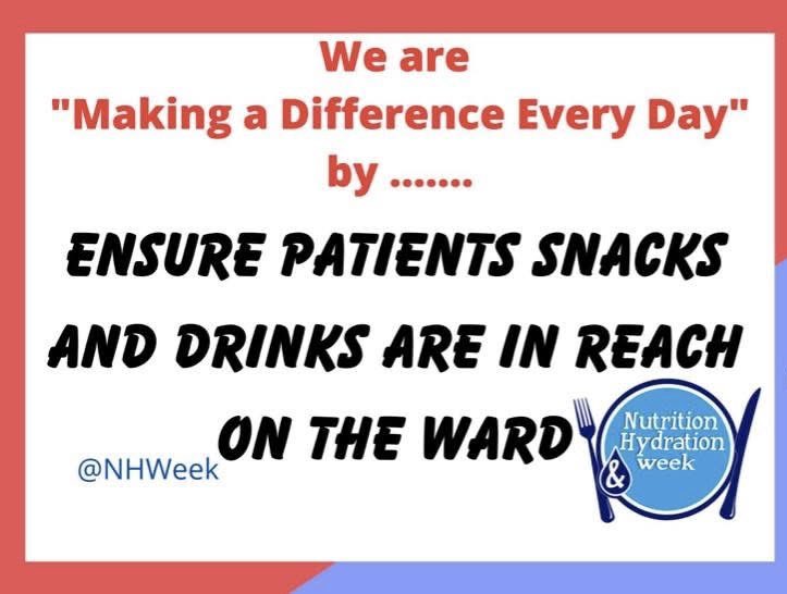#NHWeek <a href="/NHWeek/">N&H Week</a> Please keep hydrated in this hot weather - remember to pop into see people living alone and old people - A simple are you drinking enough could save a UTI