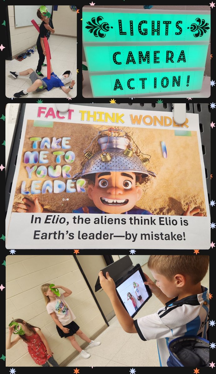 Lights, camera, action! 🎬 We put our tableau talents to work and had a blast writing storyline plans and filming iMovie trailers for what we think Elio is about before our big trip tomorrow!
Can’t wait to showcase our creativity and teamwork on the big screen (aka classroom)!