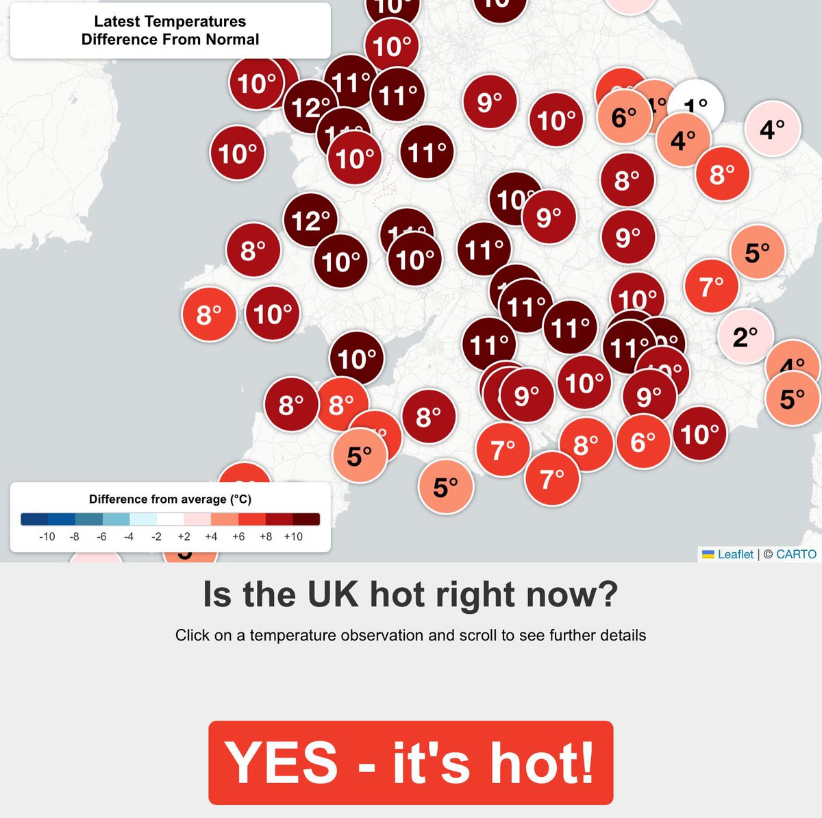 Is it hot?

Yes.