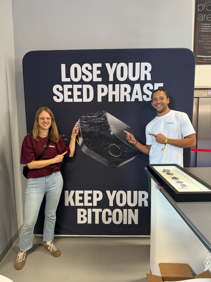 Bitkey (@bitkeyofficial) on Twitter photo Reporting live from BTC Prague📍
Bitkey is here at the entrance to the main stage (stand VHIII) — come say hi, see the product, and talk self-custody with the team. <a href="/BTCPrague/">BTC Prague</a> Reporting live from BTC Prague📍
Bitkey is here at the entrance to the main stage (stand VHIII) — come say hi, see the product, and talk self-custody with the team. <a href="/BTCPrague/">BTC Prague</a>